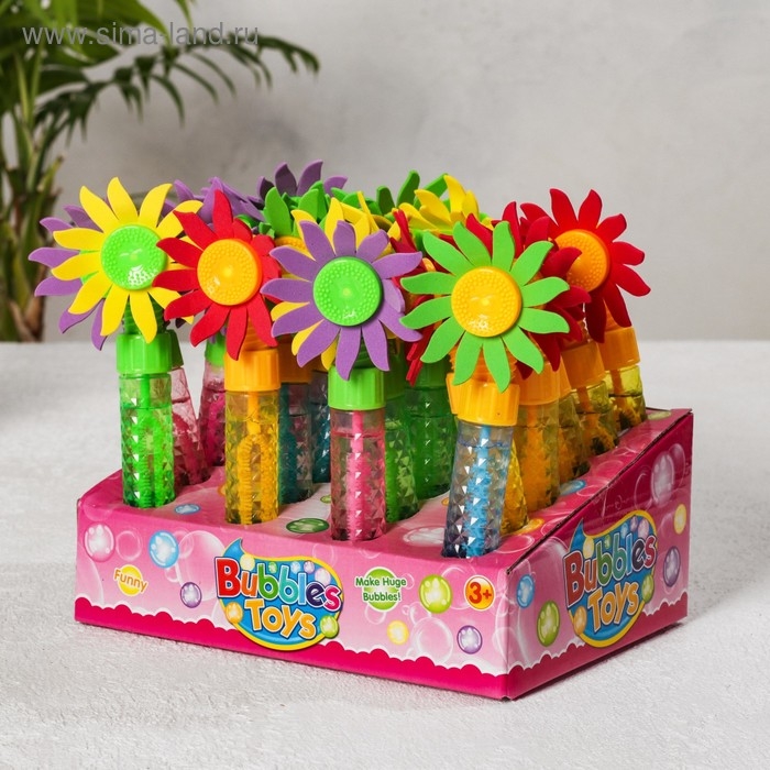 Мыльные пузыри &laquo;Подсолнух - ветерок&raquo;, 30 мл, МИКС