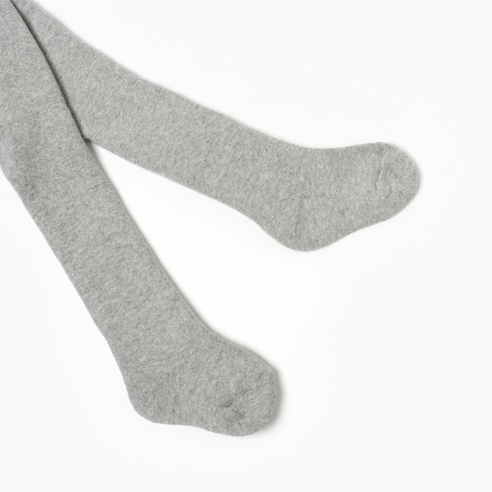 Колготки детские махровые Крошка Я BASIC 74-80 см, серый