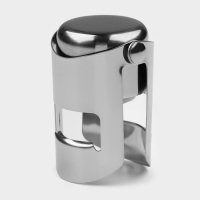 Пробка для бутылки раздвижная Magistro, 4&times;4&times;5,5 см, цвет серебристый