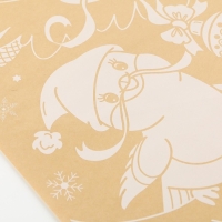 Наклейки для окон &laquo;Новогодняя суета&raquo;, многоразовая, 33 х 50 см, Новый год