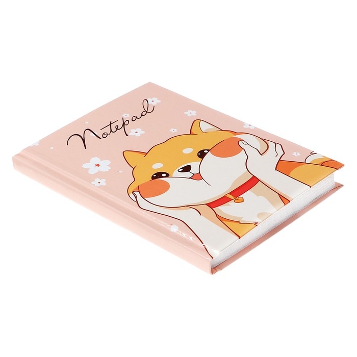 Блокнот А6, 80 листов в клетку "Милаш", твёрдая обложка, глянцевая ламинация, блок офсет