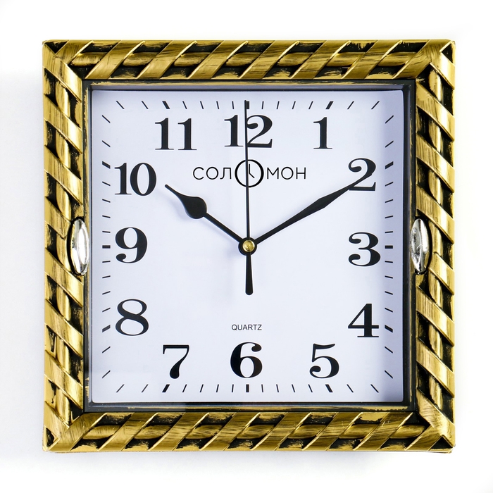 Часы настенные Часы настенные "Жаклин", плавный ход, 20.5 х 20.5 см