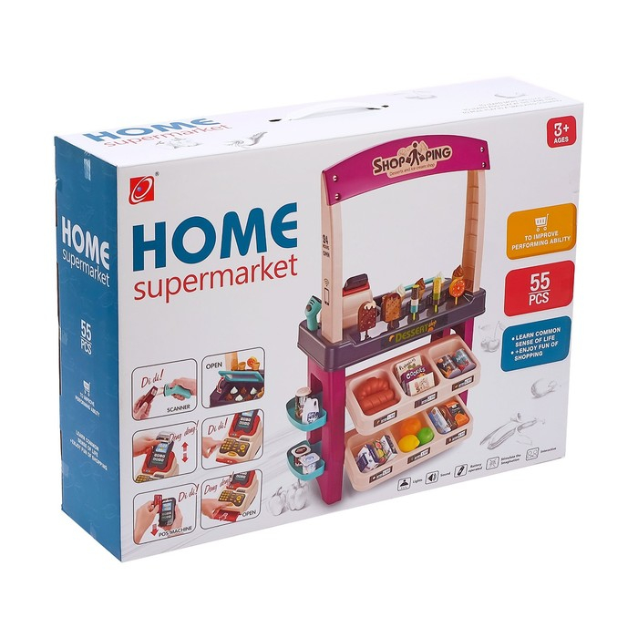 Игровой модуль &laquo;Маффин&raquo;, 55 предметов, со световым и звуковым эффектом, высота 86 см