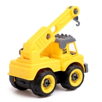 Конструктор винтовой «Строительный транспорт», набор 2 штуки, с отвёрткой, 59 деталей Конструктор винтовой «Строительный транспорт», набор 2 штуки, с отвёрткой, 59 деталей