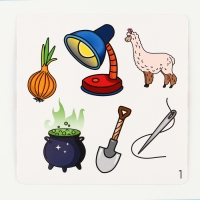 Набор карточек &laquo;Лого-доббль. Звук Л&raquo;