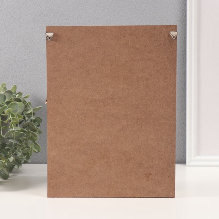 Ключница дерево 6 крючков "Лаванда на велосипеде" 5,5х19,5х26 см