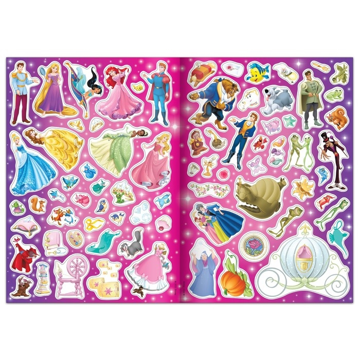 Многоразовые наклейки &laquo;Открой мир принцесс&raquo;, формат А4, Принцессы