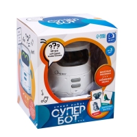 Интерактивный робот «Супер Бот», русское озвучивание, световые эффекты, цвет белый Интерактивный робот «Супер Бот», русское озвучивание, световые эффекты, цвет белый