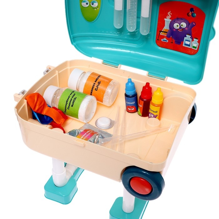 Набор для опытов &laquo;Моя первая лаборатория&raquo;, стол 3в1, 60 опытов