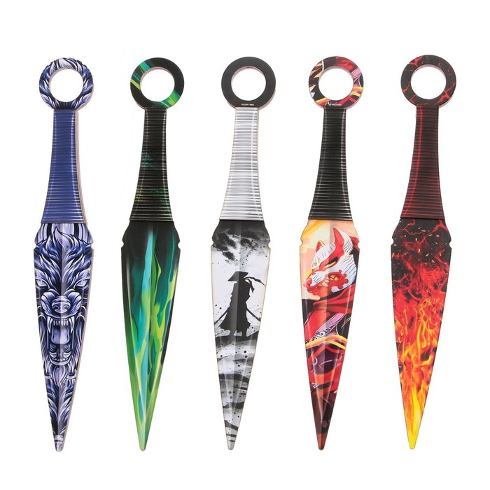 Деревянное оружие, детское сувенирное «Кунай», МИКС, 26 х 4 см Деревянное оружие, детское сувенирное «Кунай», МИКС, 26 х 4 см