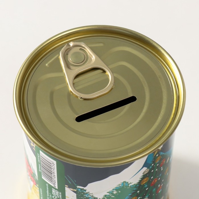 Копилка-банка металл Копилка-банка металл "Новый год - это …."