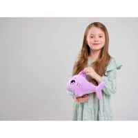 Мягкая игрушка &laquo;Акула&raquo;, цвет фиолетовый, 17,5 см