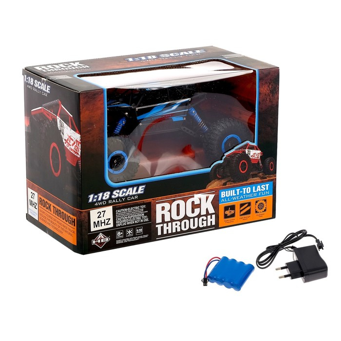 Машина радиоуправляемая «Джип-триал», полный привод, с аккумулятором, масштаб 1:18 Машина радиоуправляемая «Джип-триал», полный привод, с аккумулятором, масштаб 1:18