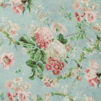 Набор декупажных карт 6 шт "Цветочные фоны" А4, 45 г/м2