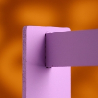 Кашпо деревянное "Эллада большая, сетка", с ручкой  25&times;12,5&times;10(25) см Сиреневый