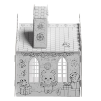 Домик-раскраска 3 в 1 «Новогодние истории», 5 фломастеров, 9 деталей Домик-раскраска 3 в 1 «Новогодние истории», 5 фломастеров, 9 деталей