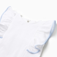 Комплект (Блузка и шорты) для девочки MINAKU цвет голубой, рост 146 см Комплект (Блузка и шорты) для девочки MINAKU цвет голубой, рост 146 см