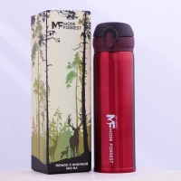 Термос с кнопкой Mode Forrest, 450 мл, красный, время сохранения тепла 10-12 ч Термос с кнопкой Mode Forrest, 450 мл, красный, время сохранения тепла 10-12 ч
