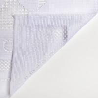 Тюль на кухню со шторной лентой, 170х270 см, цвет белый, 100% полиэстер Тюль на кухню со шторной лентой, 170х270 см, цвет белый, 100% полиэстер