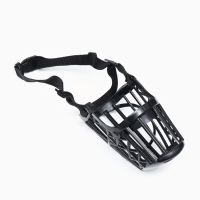 Намордник пластиковый № 5, ОМ 30 см, ДН 11 см, ОШ 43-61 см, вес питомца 20 кг