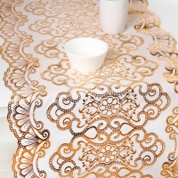 Клеёнка на стол ПВХ &laquo;Орнамент&raquo;, рулон 20 метров, ширина 50 см, толщина 0,4 мм