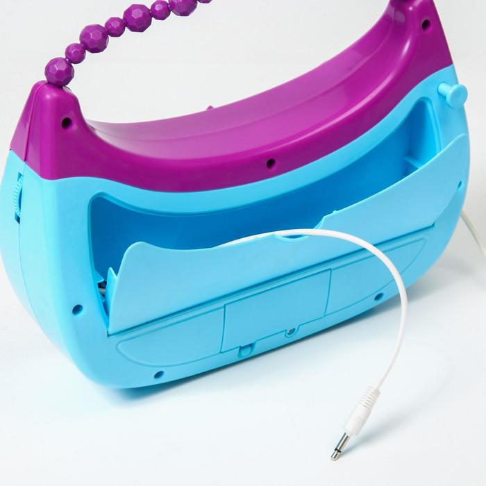 Музыкальный микрофон-сумочка &laquo;Холодное cердце&raquo;, звук, свет МИКС