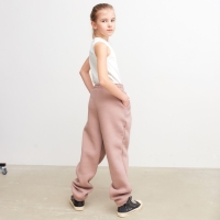 Брюки для девочки MINAKU: Basic Line KIDS, цвет тёмно-бежевый, рост 122 Брюки для девочки MINAKU: Basic Line KIDS, цвет тёмно-бежевый, рост 122