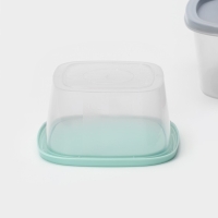 Набор контейнеров квадратных BioFresh, 3 шт: 0,23 л, 0,5 л, 0,9 л, цвет прозрачный, крышка МИКС Набор контейнеров квадратных BioFresh, 3 шт: 0,23 л, 0,5 л, 0,9 л, цвет прозрачный, крышка МИКС