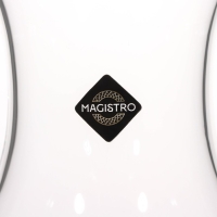Декантер стеклянный с металлической крышкой Magistro «Богема», 1,5 л, 15,5×20,5 см Декантер стеклянный с металлической крышкой Magistro «Богема», 1,5 л, 15,5×20,5 см