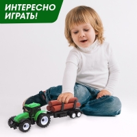Трактор инерционный &laquo;Фермер&raquo;, с прицепом