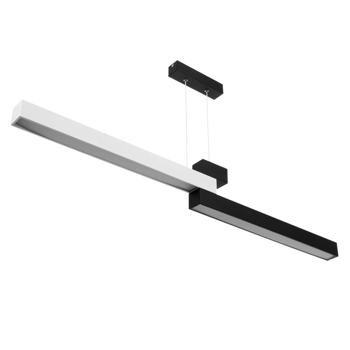 Светильник с ПДУ Светильник с ПДУ "Селия" LED 20Вт 3000-6000К бело-черный 120х100 см