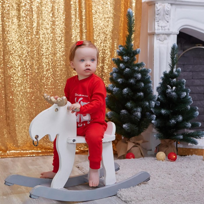 Комбинезон Крошка Я Комбинезон Крошка Я "Winter party", рост 80-86 см, красный