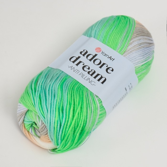 Пряжа "Adore Dream" 100% акрил антипиллинг 280м/100г (1052 салат-беж)