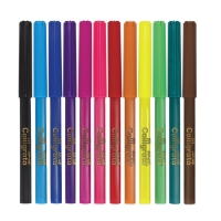 Фломастеры 12 цветов, TOP Calligrata, в блистере Фломастеры 12 цветов, TOP Calligrata, в блистере