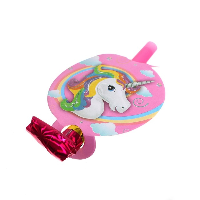 Карнавальный язычок &laquo;Единорог&raquo;, набор 6 шт.