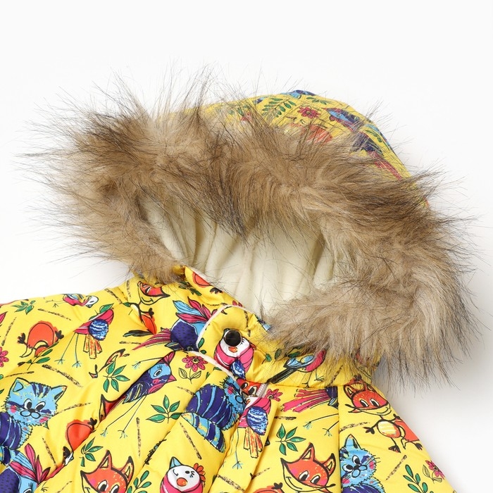 Комбинезон детский, цвет жёлтый/зверюшки, рост 86-92 см Комбинезон детский, цвет жёлтый/зверюшки, рост 86-92 см