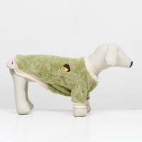 Свитер "Авокадо", велюр, размер S (ДС 25, ОШ 24, ОГ 35 см), зеленый Свитер "Авокадо", велюр, размер S (ДС 25, ОШ 24, ОГ 35 см), зеленый