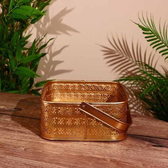 Кашпо металл 21х22х23 см