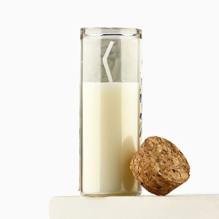 Свеча новогодняя «Тепла и уюта», на Новый год, аромат мандарин, 9 х 3,5 см Свеча новогодняя «Тепла и уюта», на Новый год, аромат мандарин, 9 х 3,5 см