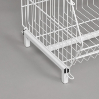 Горка-накопитель из четырёх корзин, 63×43×120, цвет белый Горка-накопитель из четырёх корзин, 63×43×120, цвет белый