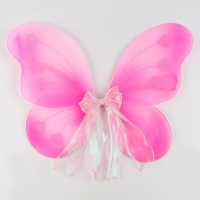 Карнавальный набор &laquo;Бабочка&raquo; с блёстками: юбка, крылья, цвет розовый
