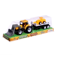 Трактор инерционный &laquo;Фермер&raquo;, с прицепом и трактором