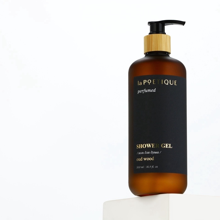Гель для душа парфюмированный laPOETIQUE, 500 мл, аромат Oud wood Гель для душа парфюмированный laPOETIQUE, 500 мл, аромат Oud wood