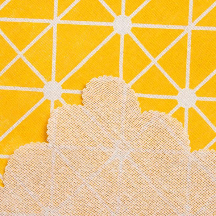 Скатерть Доляна "Паутина" 145х145&plusmn;3см,100%пэ, рогожка 130 гр/м