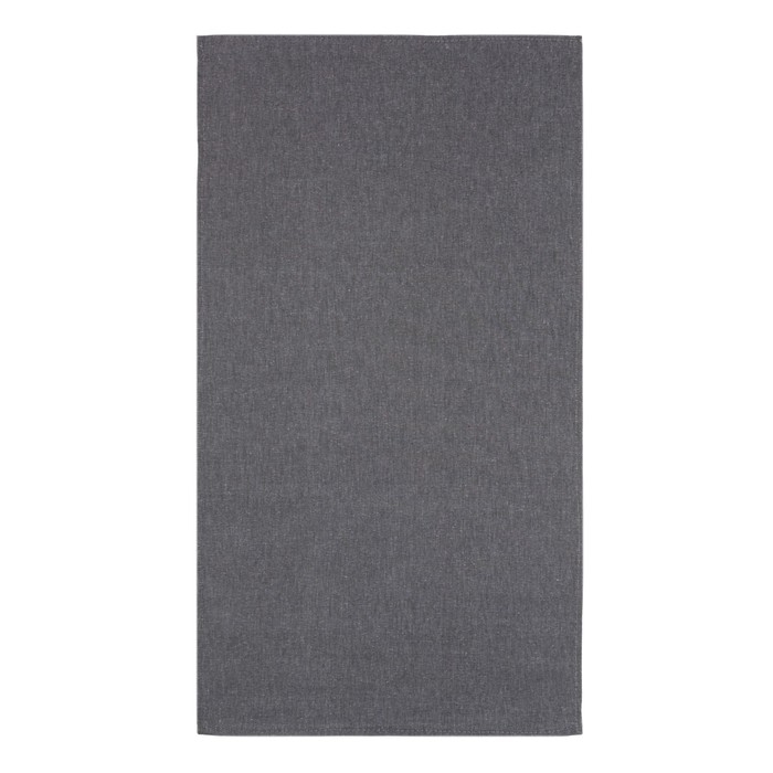 Набор кухонных полотенец Доляна &laquo;Полосы&raquo;, 40х70см- 2шт, серый, 50%п/э, 50%хл