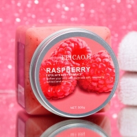 Крем-Скраб для тела обновляющий с малиной 500 мл Крем-Скраб для тела обновляющий с малиной 500 мл