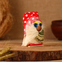 Оберег "Домовёнок с лёгким паром", 9 см, микс