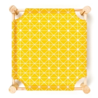 Гамак-кровать для животных "Уютный", 47 х 42 х 10 см, жёлтый Гамак-кровать для животных "Уютный", 47 х 42 х 10 см, жёлтый