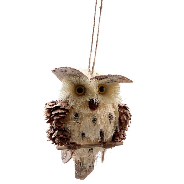 Декоративная подвеска &laquo;Сова на веточке&raquo;, 7&times;7&times;11 см