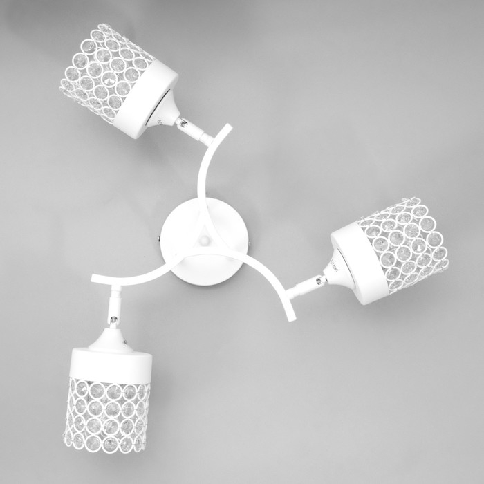 Люстра ГАЛЛОП "Лика" 3х60Вт Е27 белый